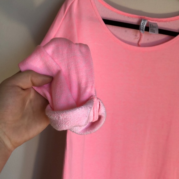 Hot Pink H&M Long Sleeved High Low Shirt! - Picture 2 of 6